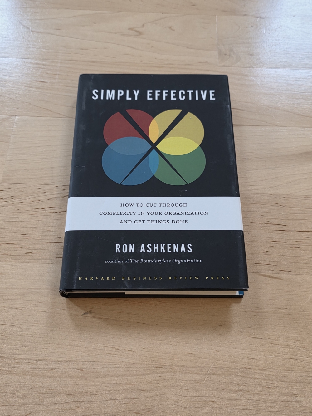 Simply Effective by Ron Ashkenas - Black Cover with Multicolor Graphic